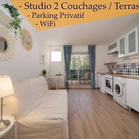 Appartement équipé Terrasse Parking Privatif